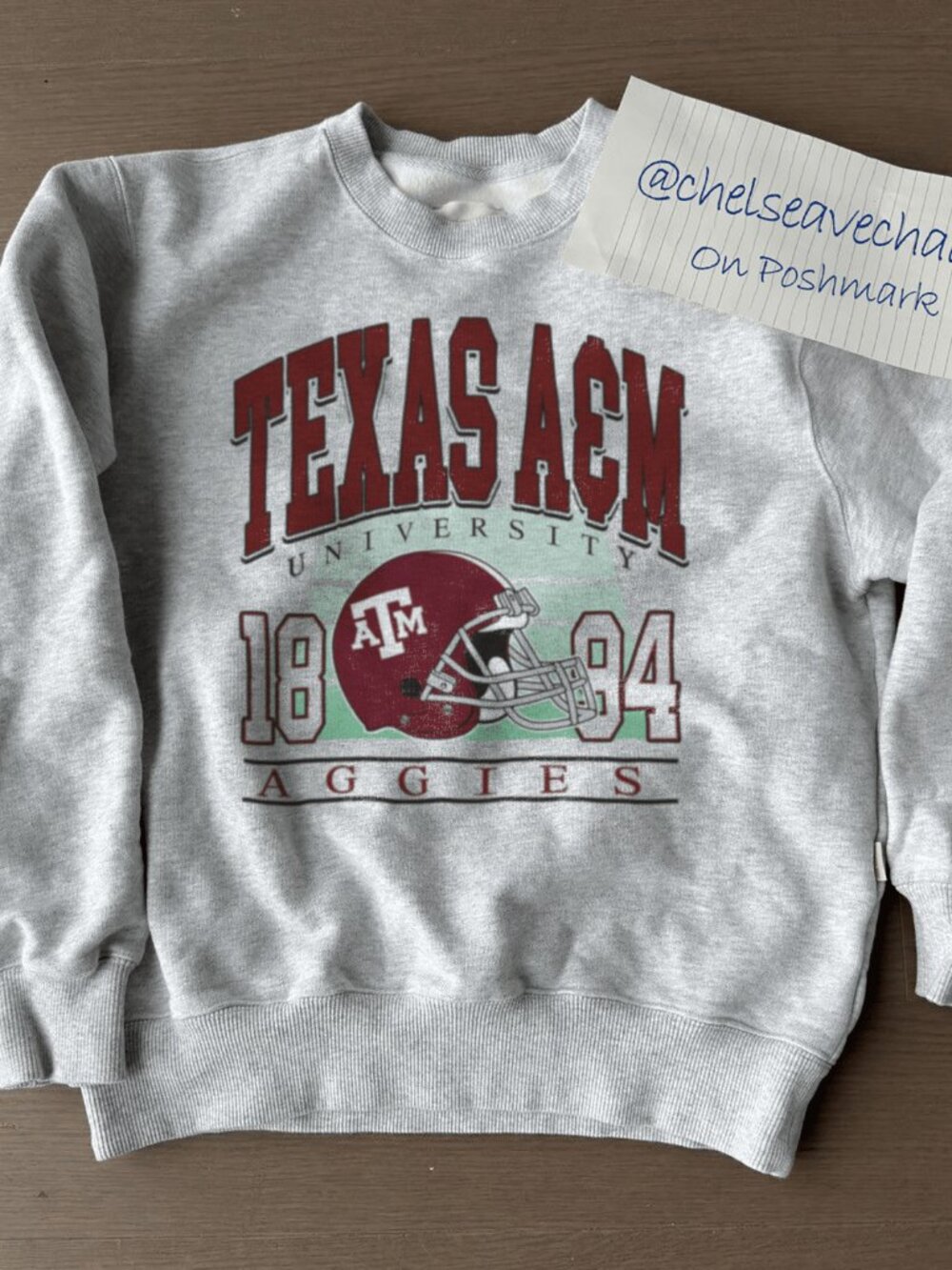 Vintage Texas A&M Aggies NCAA Football Sweatshirt Texas A&M University Shirt Tee